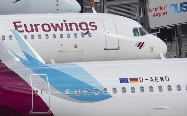 Eurowings: Κανονικά οι περισσότερες πτήσεις παρά την απεργία των πιλότων