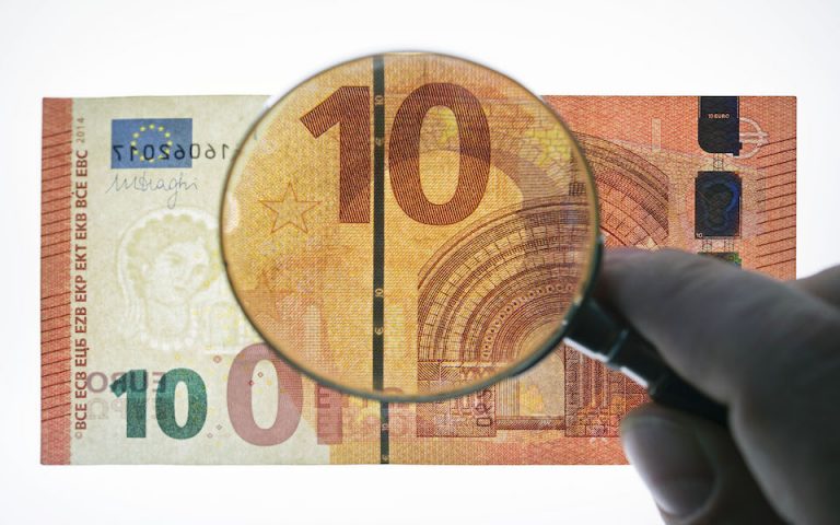 Ευρώ: 460.000 πλαστά χαρτονομίσματα εντοπίστηκαν το 2020