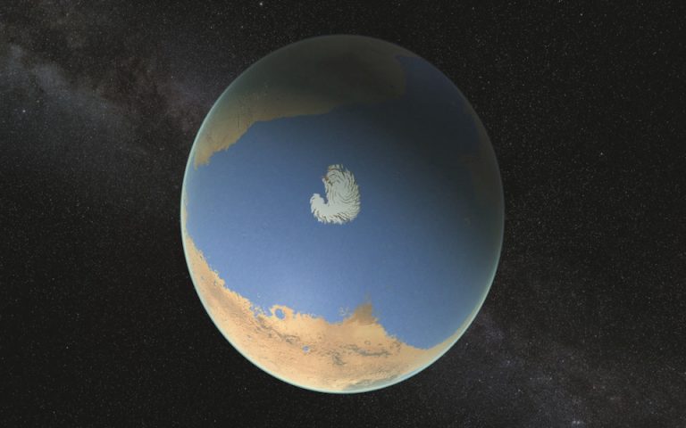 Στον Άρη, ένας ωκεανός παγιδευμένος σε πέτρες