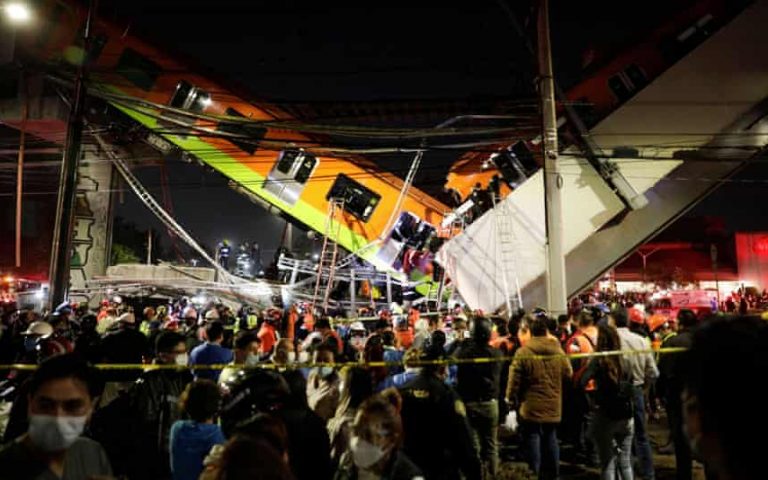 Μεξικό: 13 νεκροί, δεκάδες τραυματίες από κατάρρευση γέφυρας του μετρό