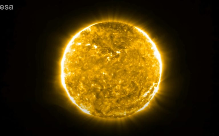H πρώτη καταγραφή ηλιακής έκρηξης από το Solar Orbiter