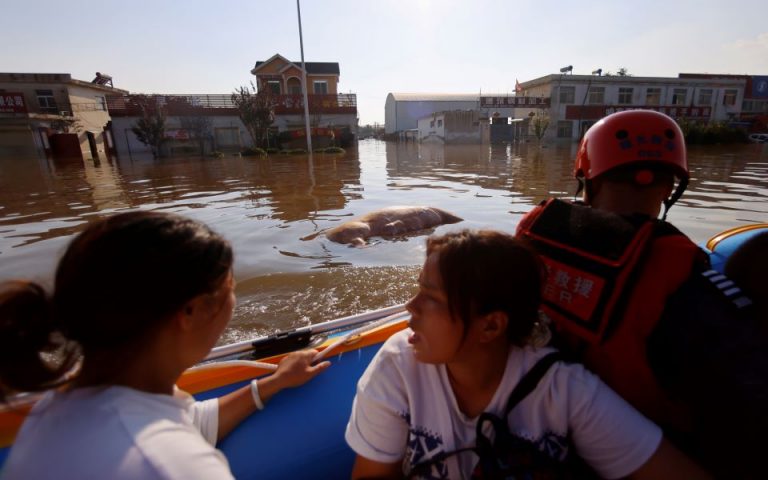 Κίνα: Μετά τις πλημμύρες έρχεται τυφώνας