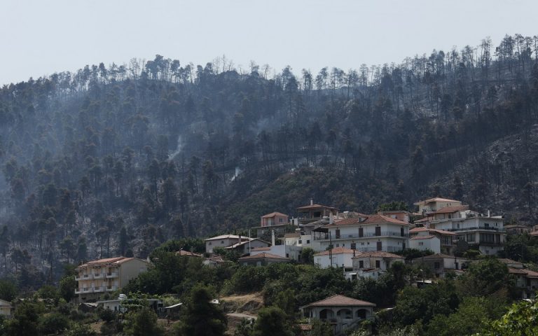 To 1/3 των δασών της Εύβοιας κάηκε από τις πρόσφατες πυρκαγιές