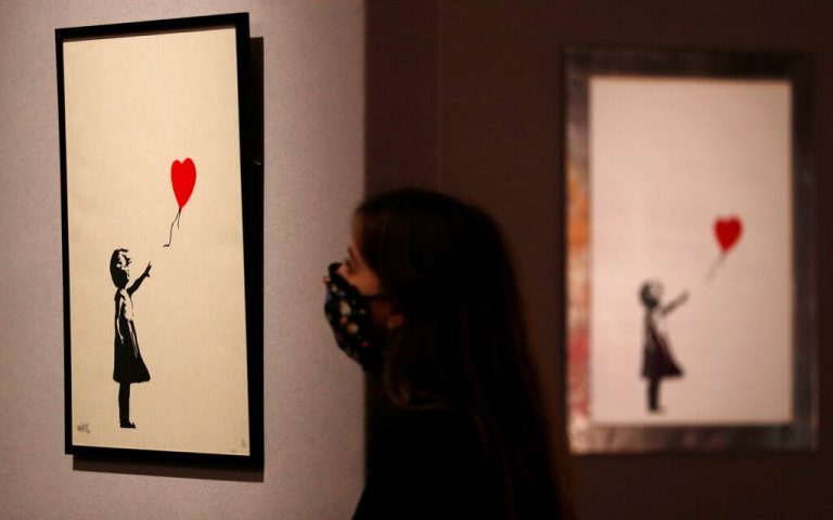 Ο σκισμένος πίνακας του Banksy επιστρέφει στο Sotheby’s με πολλαπλάσια αξία