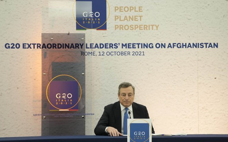 G20: Στήριξη του Αφγανιστάν, ακόμη και με συνεργασία με τους Ταλιμπάν