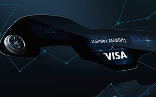 Daimler: Συνεργασία με τη Visa για πληρωμές μέσα από το αυτοκίνητο 