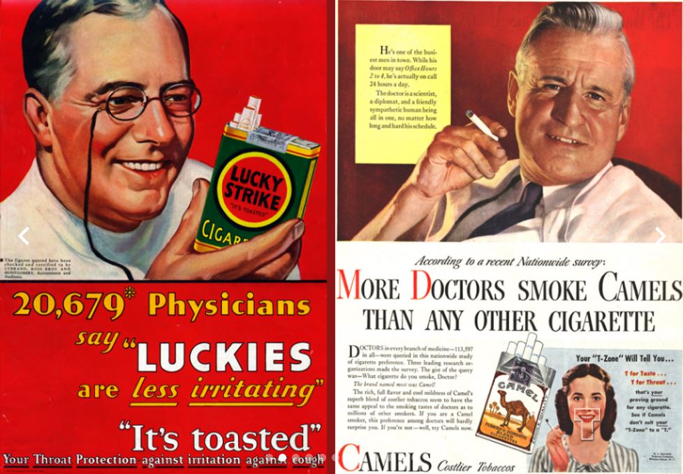 Όταν γιατροί διαφήμιζαν τσιγάρα-1