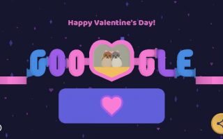 To Google Doodle για την Ημέρα των Ερωτευμένων