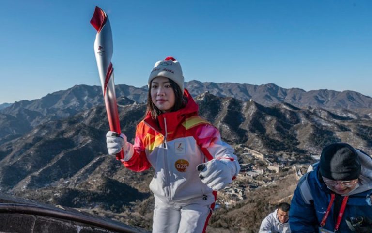 Ολυμπιακοί Αγώνες Πεκίνο: Έφτασε η Ολυμπιακή Φλόγα στο Σινικό Τείχος