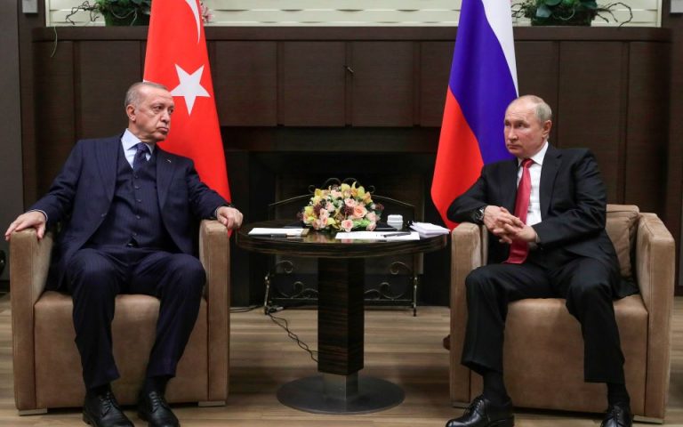 Τηλεφωνική επικοινωνία Πούτιν-Ερντογάν για εξαγωγές, τρομοκρατία και ενέργεια