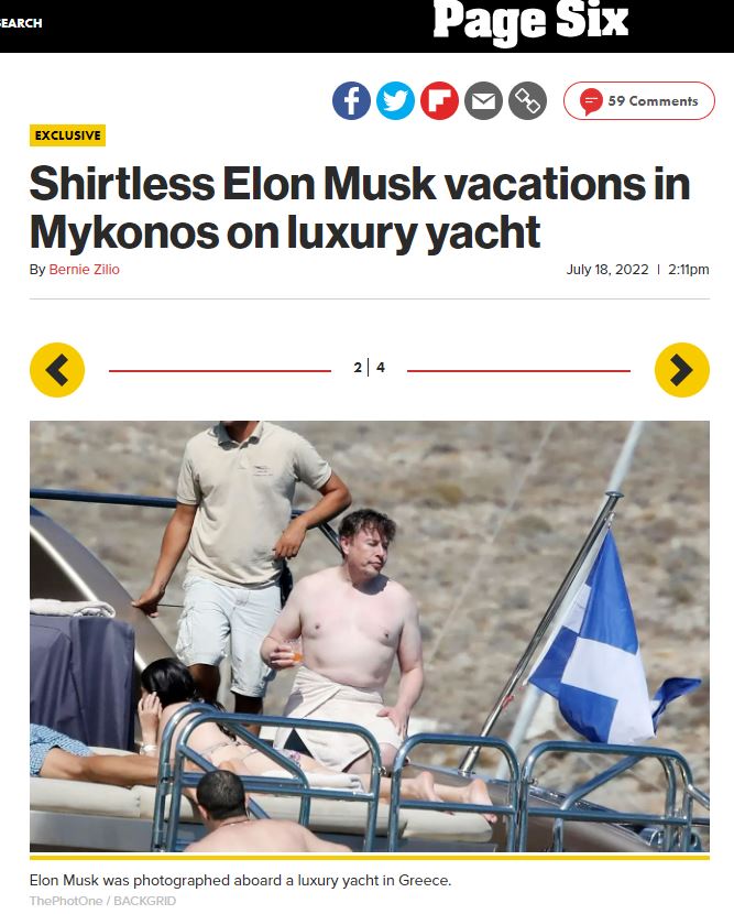 Elon Musk: Οι φωτογραφίες του πλάι στην ελληνική σημαία κάνουν τον γύρο του κόσμου-1