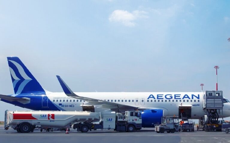 Aegean και ΕΛΠΕ κάνουν πράξη τις πρώτες «πράσινες» πτήσεις στην Ελλάδα