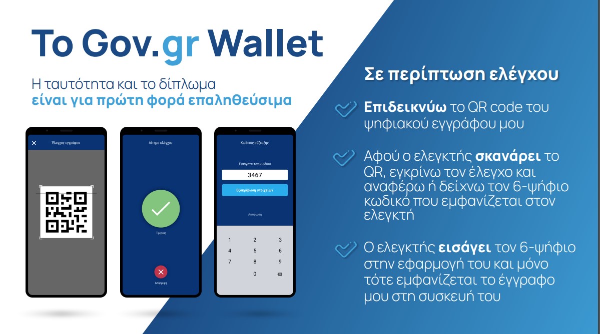Gov.gr Wallet: Στο κινητό μπαίνουν… ταυτότητα και δίπλωμα – Όσα πρέπει να γνωρίζετε-2