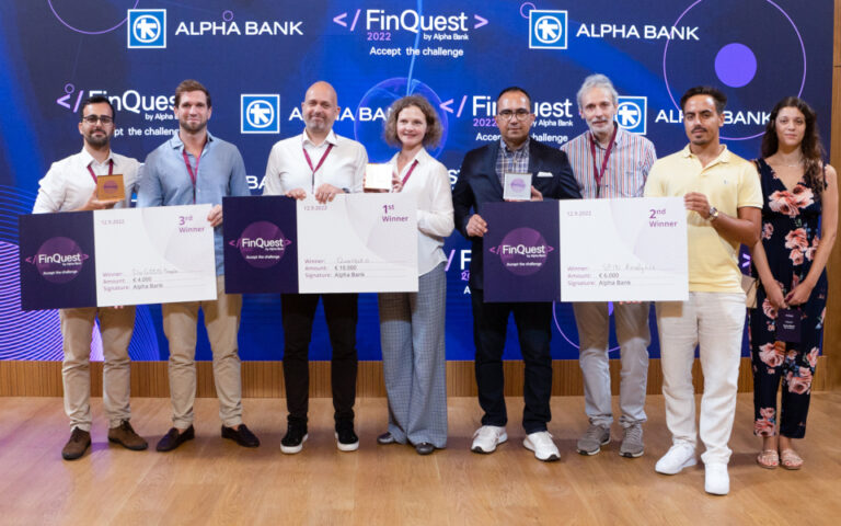 Καινοτόμες λύσεις σε ESG και Open Banking ανέδειξε ο διαγωνισμός FinQuest by Alpha Bank 2022