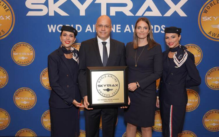 Aegean: Βραβείο ως η καλύτερη περιφερειακή ευρωπαϊκή εταιρεία στα Skytrax World Airline Awards