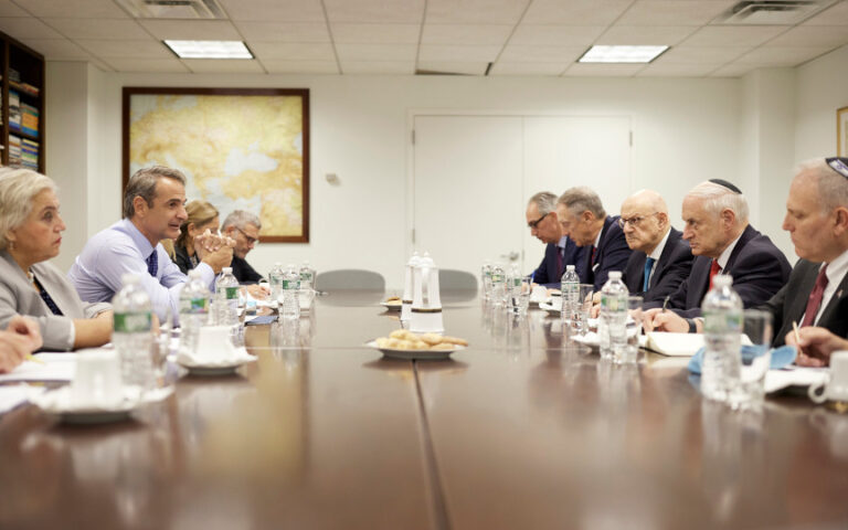Συνάντηση Μητσοτάκη με αμερικανοεβραϊκές οργανώσεις: Στο επίκεντρο η συνεργασία Ελλάδας – Ισραήλ