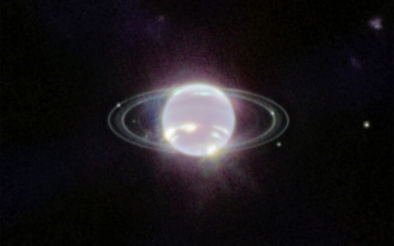 Το τηλεσκόπιο James Webb φωτογράφησε τον Ποσειδώνα και τους δακτυλίους του