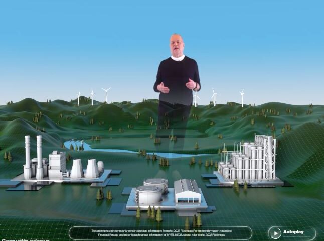 Mytilineos: Με 3D απεικόνιση έγινε η παρουσίαση των οικονομικών αποτελεσμάτων