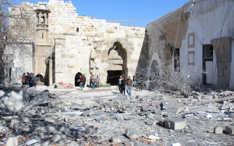 Ισραηλινός πύραυλος έπληξε κτίριο στο κέντρο της Δαμασκού
