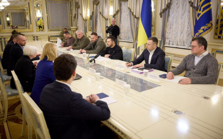 Οι ΗΠΑ στηρίζουν το πρόγραμμα του ΔΝΤ για την Ουκρανία δήλωσε η Γέλεν