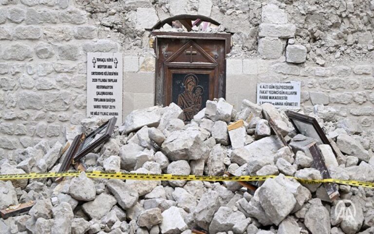 Τουρκία: Ο σεισμός ισοπέδωσε ελληνορθόδοξη εκκλησία επτά αιώνων