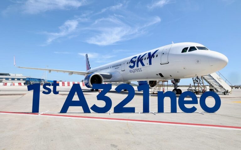 SKY express: Παρέλαβε το πρώτο αεροσκάφος Α321neo
