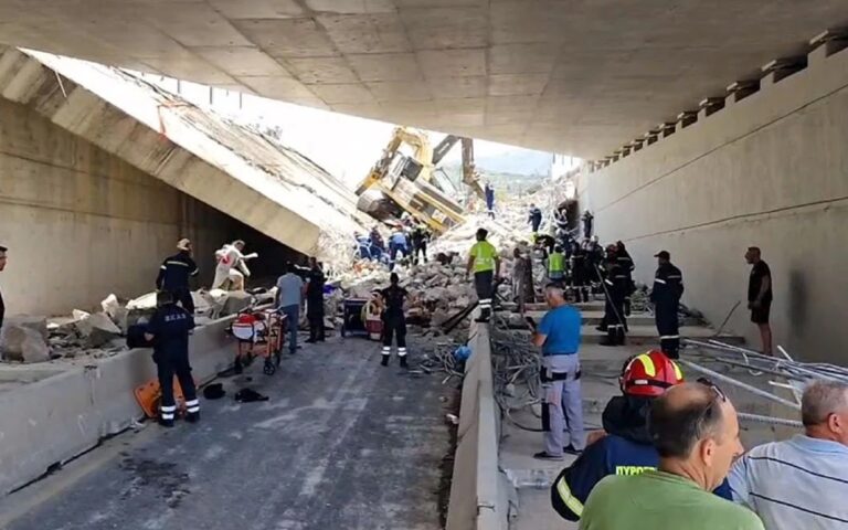 Η ανακοίνωση της ΑΒΑΞ για την κατάρρευση της γέφυρας στην Πάτρα