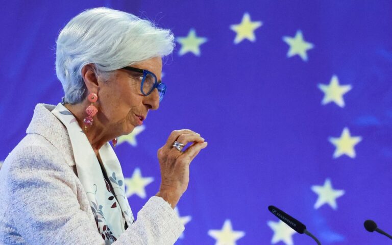 Lagarde: «Παράθυρο» παύσης τον Σεπτέμβριο – Μακρύς δρόμος μέχρι να πέσει ο πληθωρισμός
