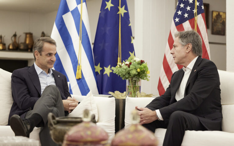 Μπλίνκεν σε Μητσοτάκη: Οι σχέσεις ΗΠΑ-Ελλάδας δεν υπήρξαν ποτέ πιο ισχυρές