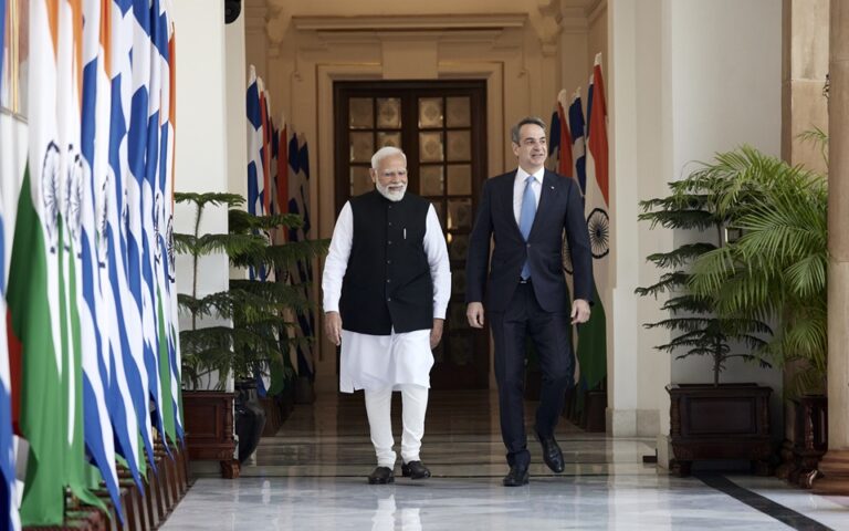 Μητσοτάκης σε Μόντι: Πύλη της Ινδίας στην Ε.Ε. η Ελλάδα – Ενίσχυση της συνεργασίας σε Αμυνα και Εμπόριο